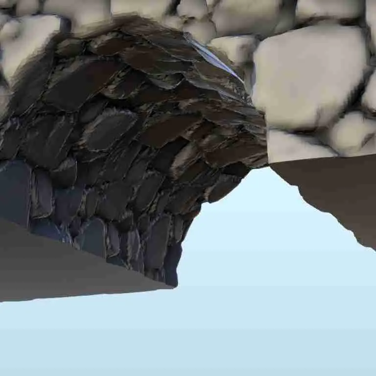 Gran puente de piedra - miniaturas warhammer terreno escenografia