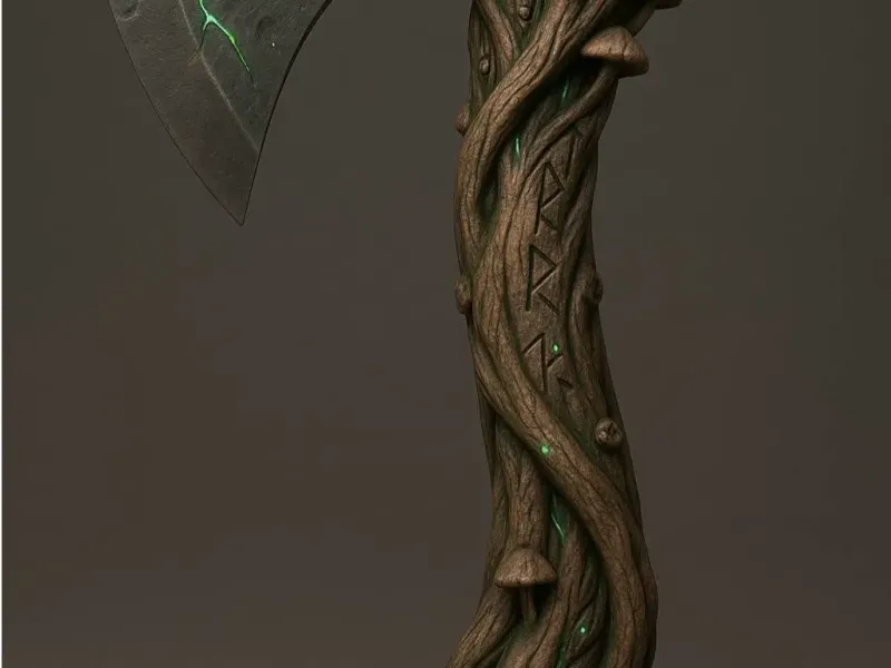 The Rootforged Fairy Hatchet”