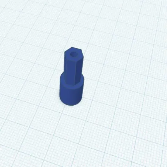 adaptadror para ruedas mecanum a motor reductor mini