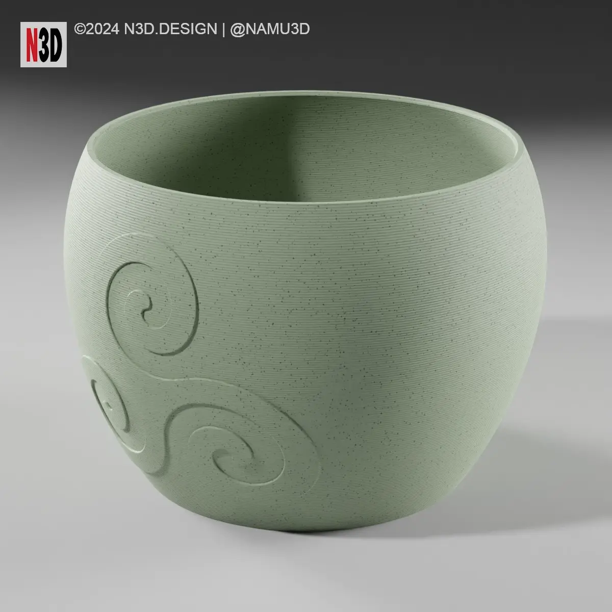 PLANTER 2048C - TRISKELION PLANTER