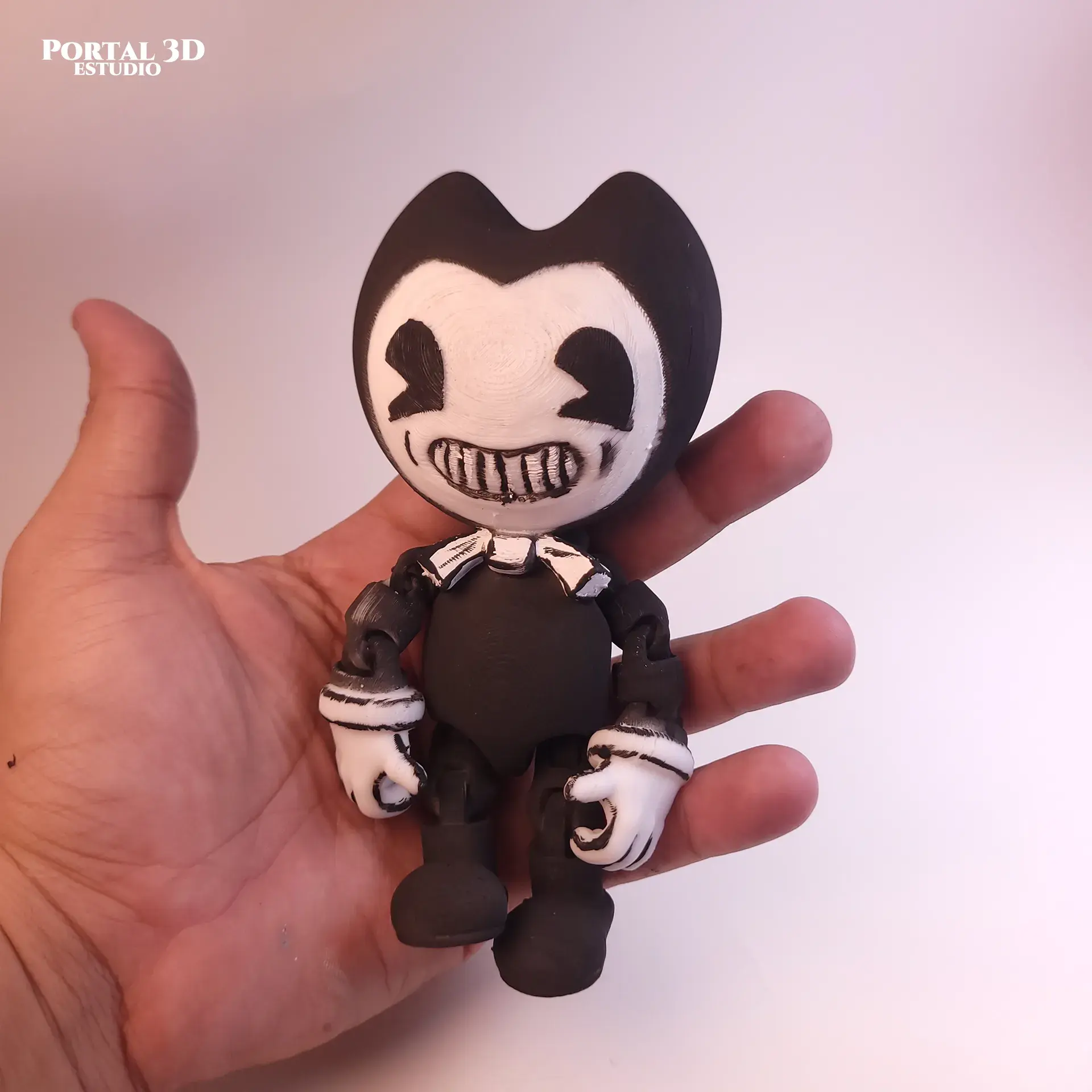 Cartoon Bendy / PRINT-IN-PLACE WITHOUT SUPPORT