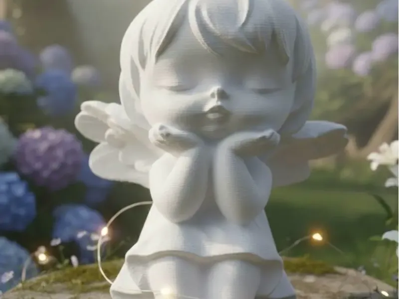 Cute Little Angel with Crown