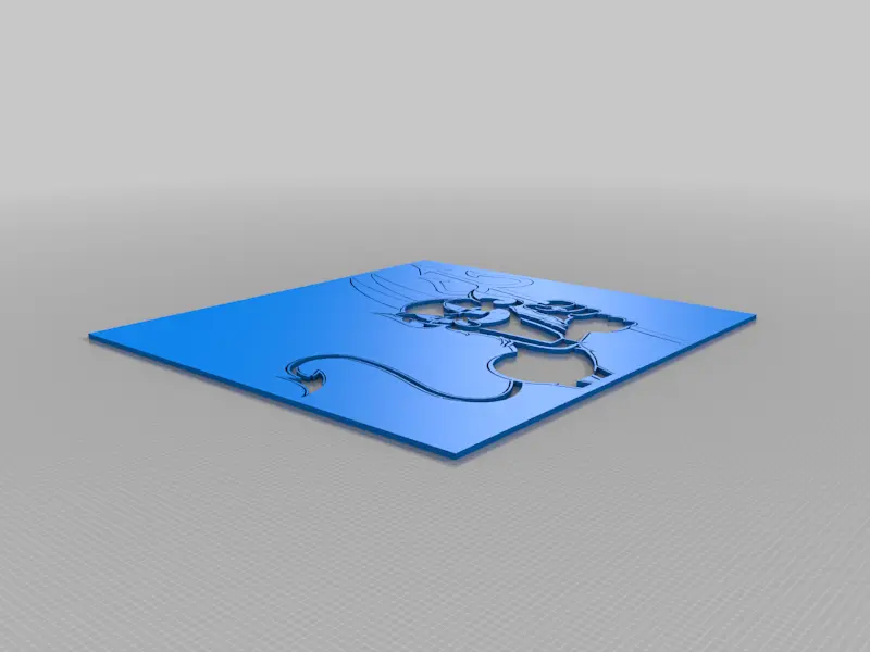 Devil Stl Free Digital Art STL Download - The Devil stencil 2by SMT_M đŠ