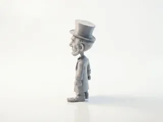 Abraham Lincoln Figurine Historical 3D Printable