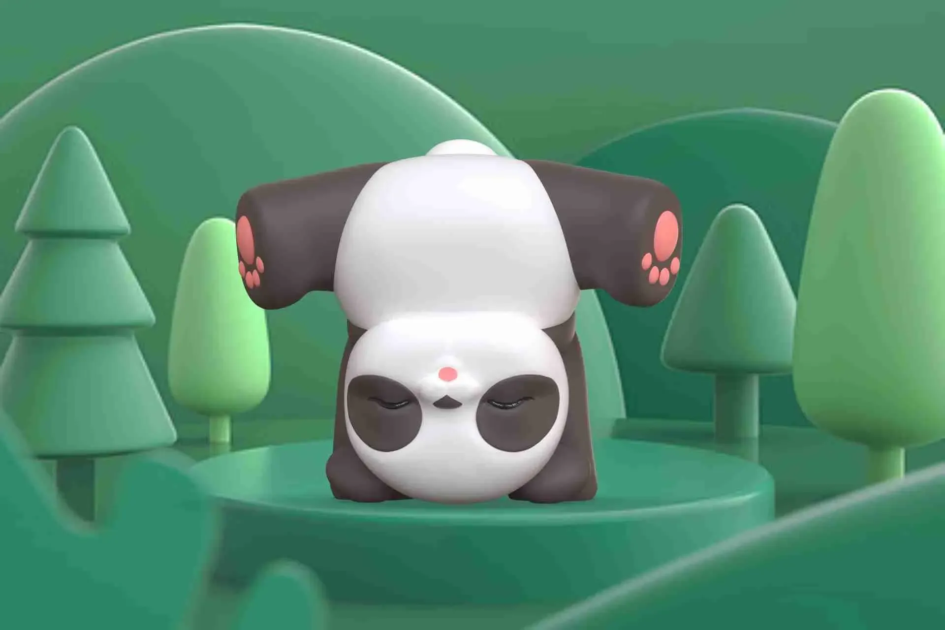Inverted panda