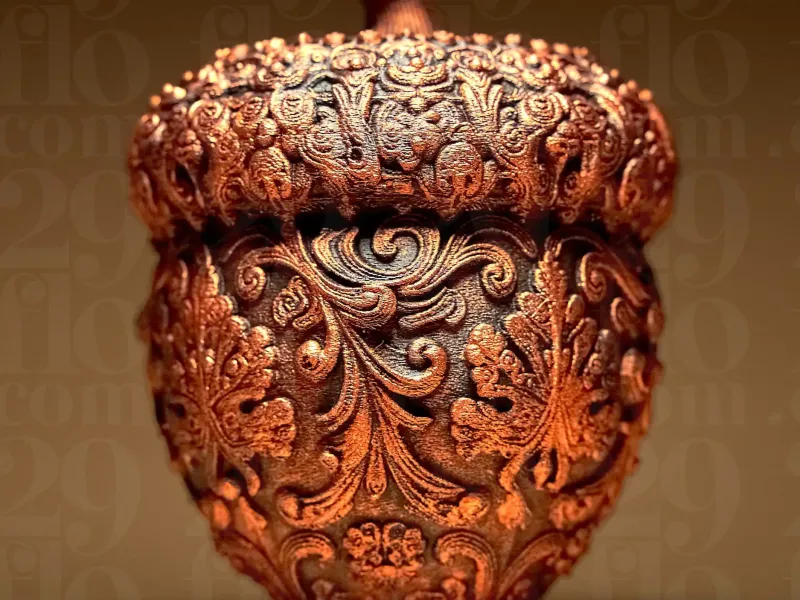 Designers Acorn Shaped Container