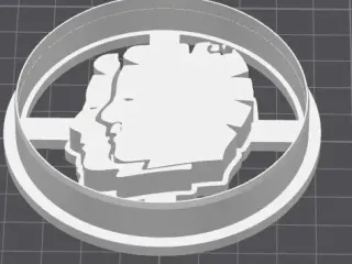 Gemini star sign Cookie cutter