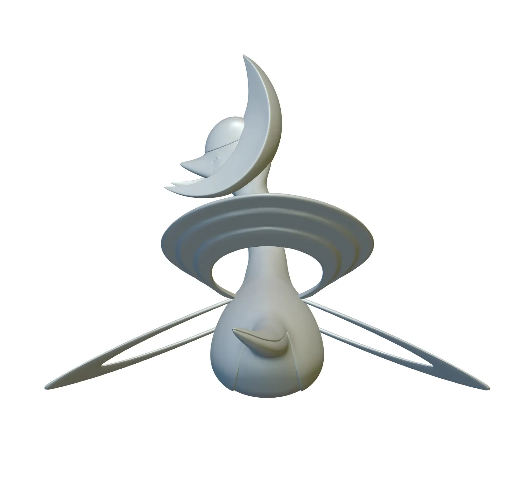 Pokemon Cresselia #488 - Ready for 3D Printing!