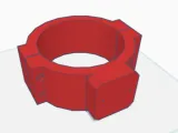 Gutter 90mm security camera mount for eufy, reolink, arlo-0