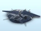 Airplane carcass of crashed Petlyakov Pe-8 - WW2 terrain-5