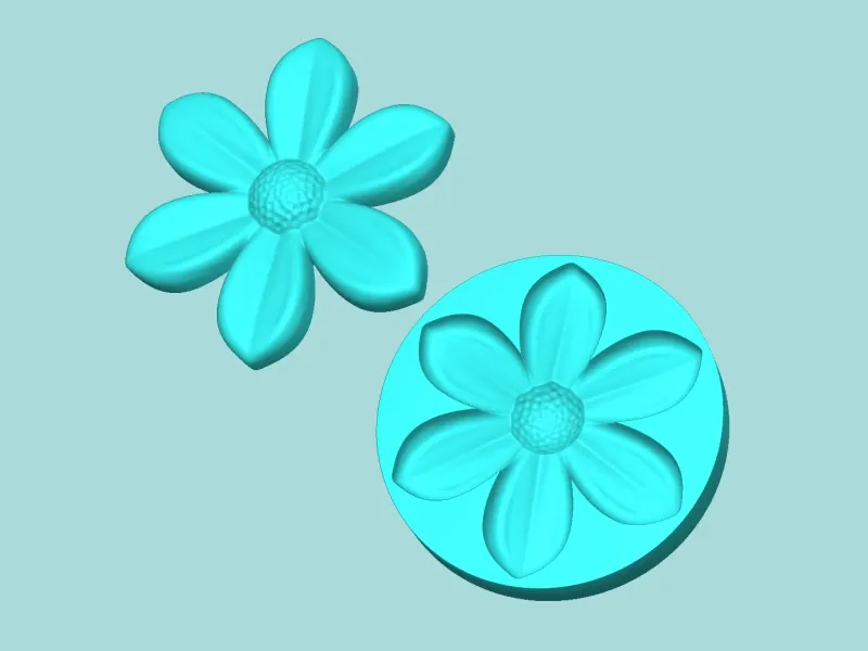 Margarita Flower 03 - Mold Silicon Maker - Template