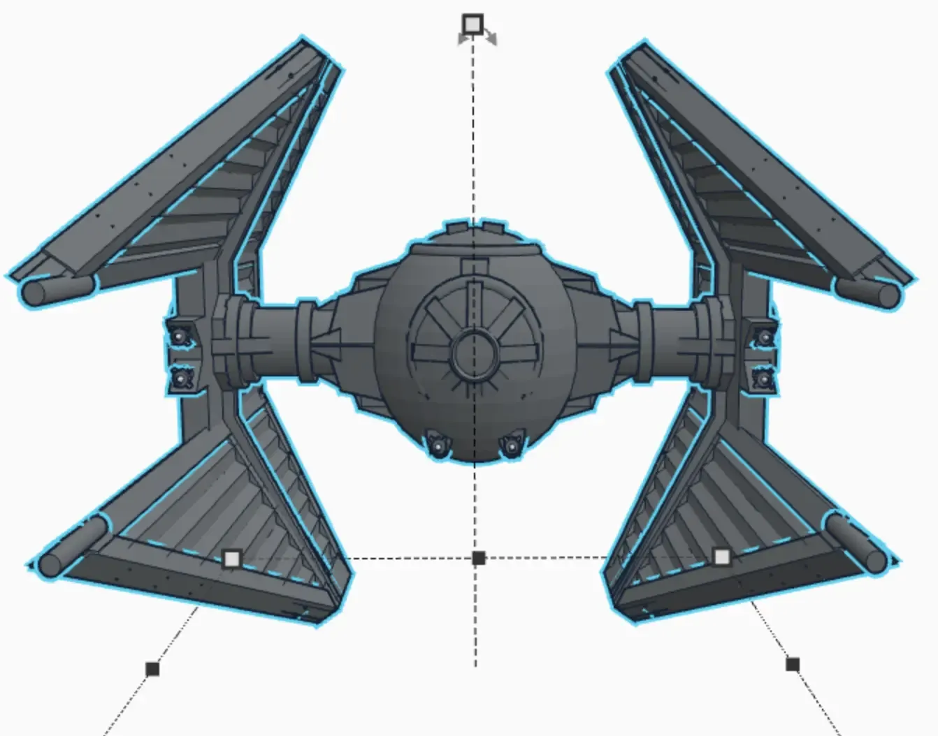 Tie interceptor — Star Wars