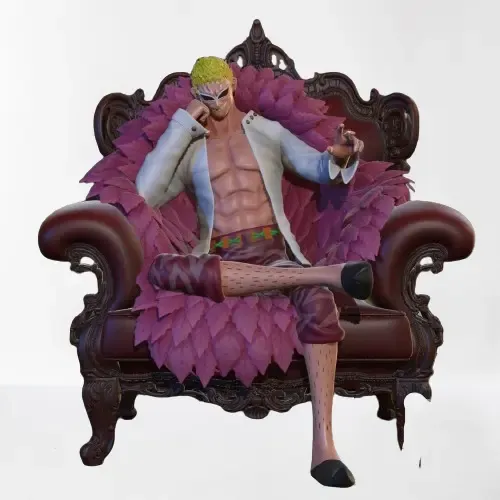 One Piece Donquixote Doflamingo STL Koleksiyonu