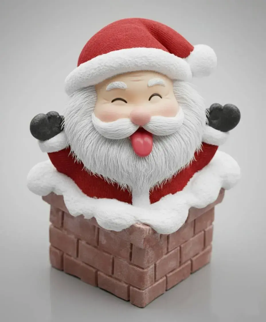 Santa Claus in double dose - Christmas decoration