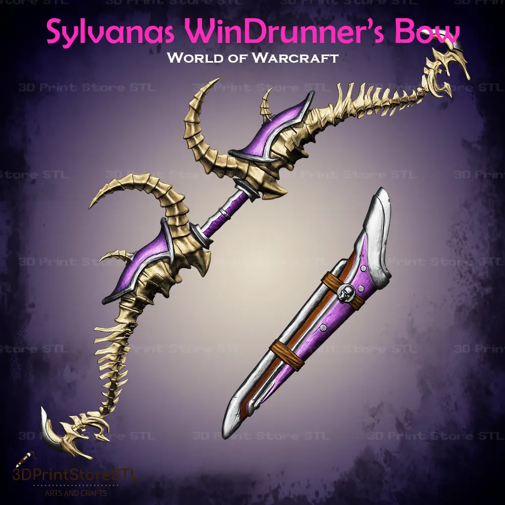Sylvanas WinDrunner Arco Cosplay World Of Warcraft - STL File