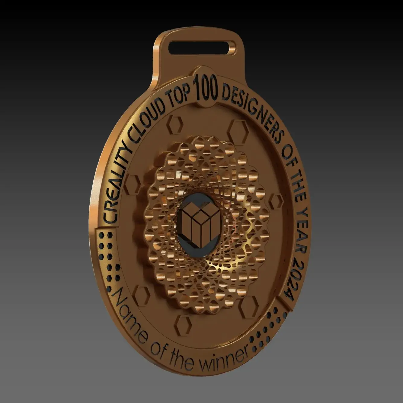 Medal Creality Cloud Top 100 Printers of the Year 2024