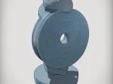 Decoration Sound Sculpture Model Abstract Wave-6