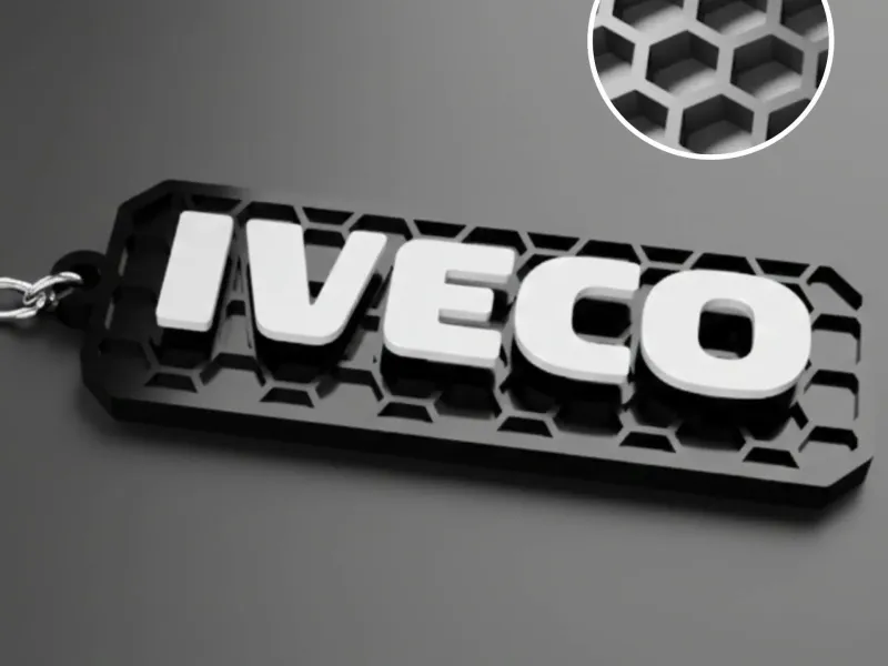 Iveco logo sleutelhanger
