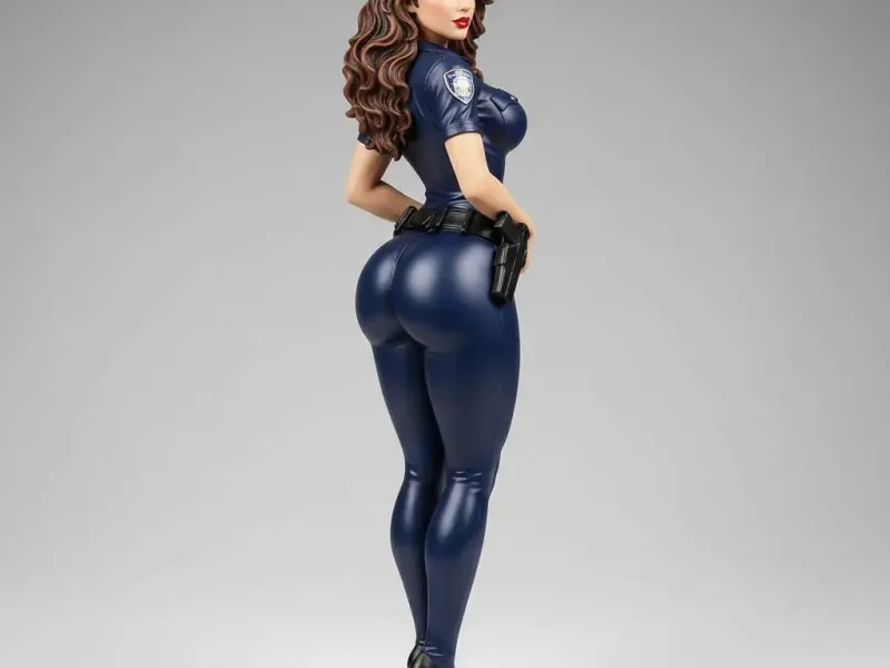 Officer Scarlett Blaze – Tactical Police Officer Figurine