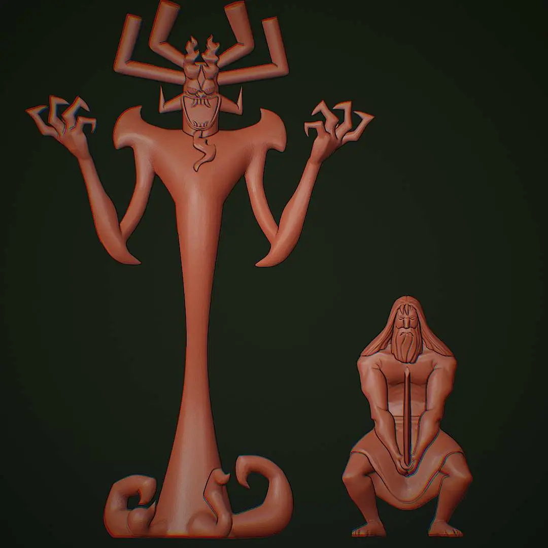 Samurai Jack VS Aku