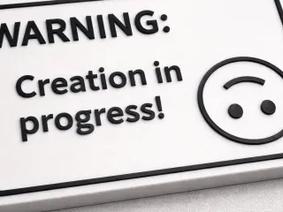 Printer warning sign