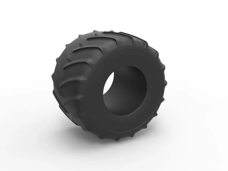 Monster Jam tire 25 Scale 1:25
