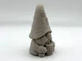 Gnomo de Jardín con Vela de Invierno-4