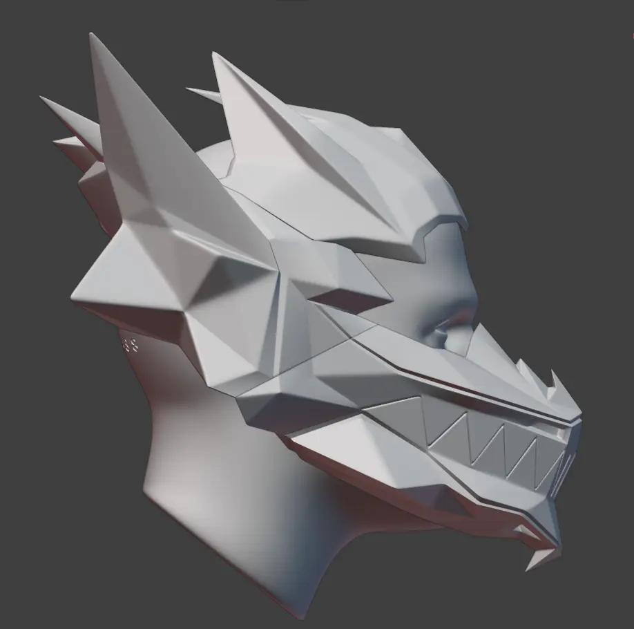 Máscara de Dragón Mecha