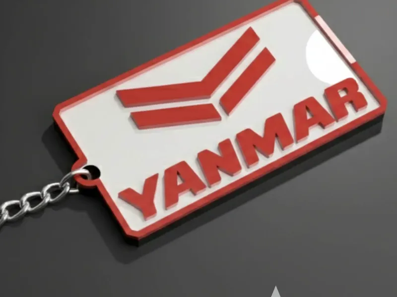 Llavero con logo de YANMAR