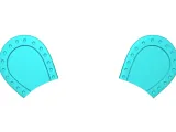 Rounded Ears for Motorcycle Helmets - Accessory-7