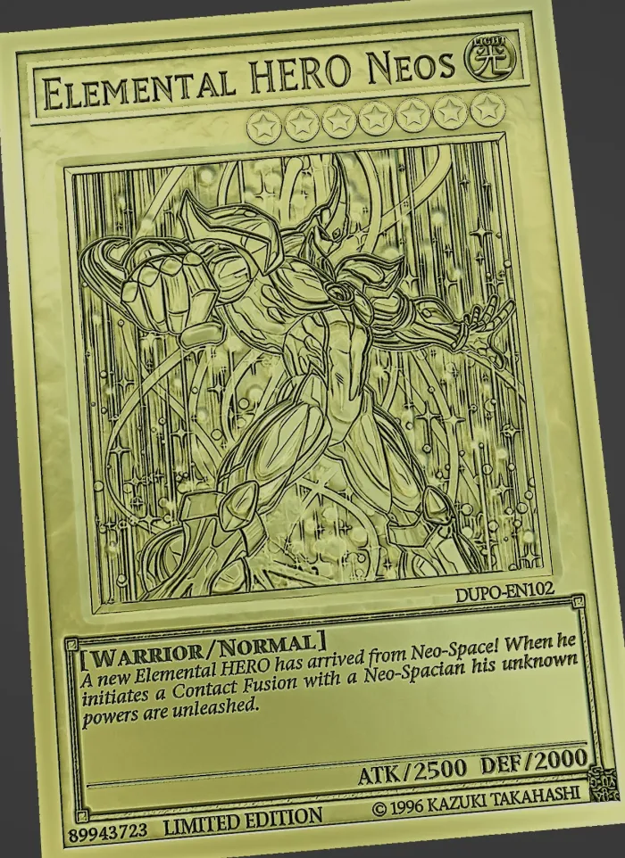 Other STL Download - elemental hero neos - yugiohby Wsonuchiha3D