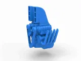 Diecast engine V8 with double supercharger Version 6 Scale 1-0