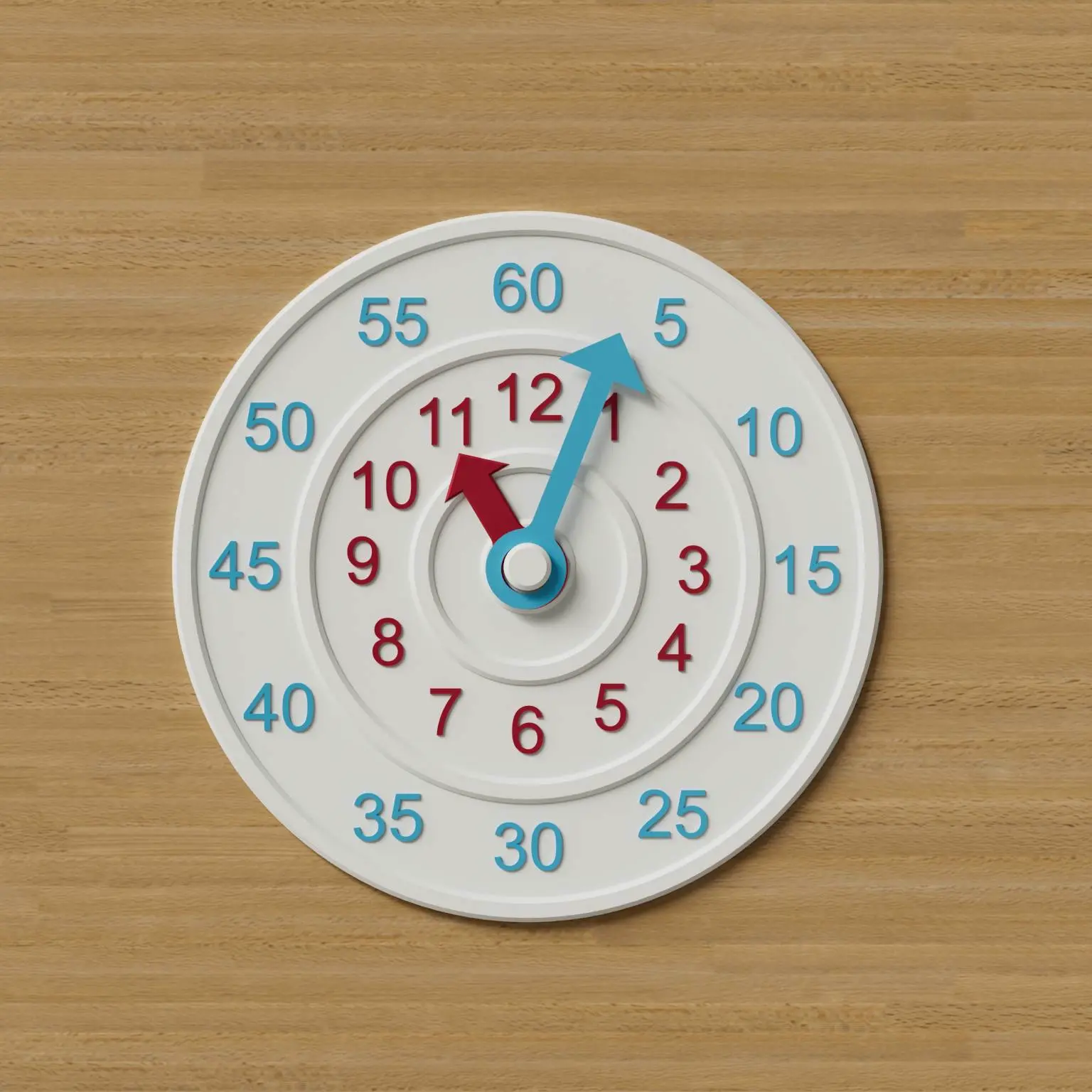 Clock for children to learn