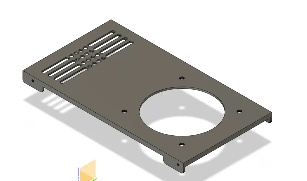 60/80mm fan psu shroud for Ender 3 Pro/v2/Max - LRS 350/24