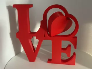 Love Sign With Spinning Heart