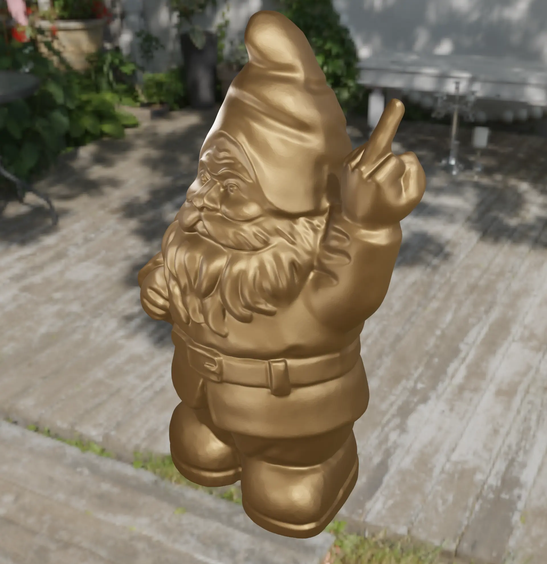 Zwergischer Mittelfinger