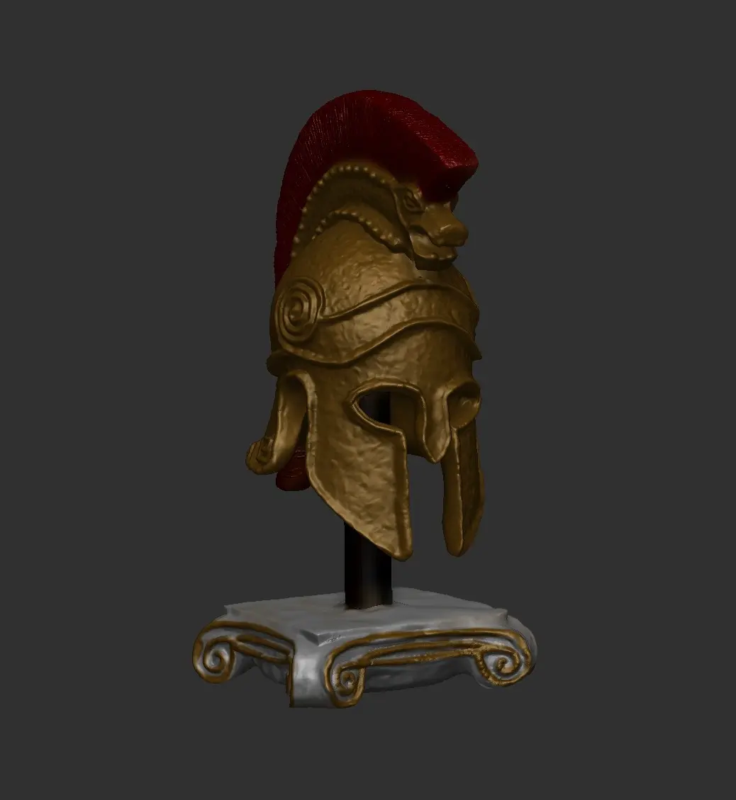 Antik Yunan miğferi - casque grecque