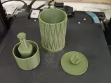Dining Table Decor, Vase, Napkin Holder & Candle Holder STL-5