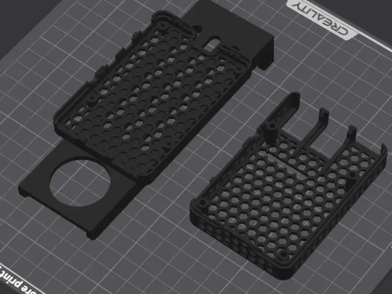 Ender 3 v3 SE Filament Suport Raspberry Mount (superior)