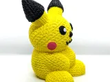 Knitted Pikachu (cute)-2