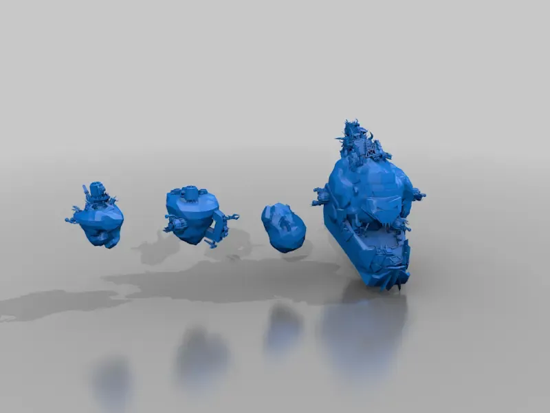 rock-Cluster - bfg - Orks
