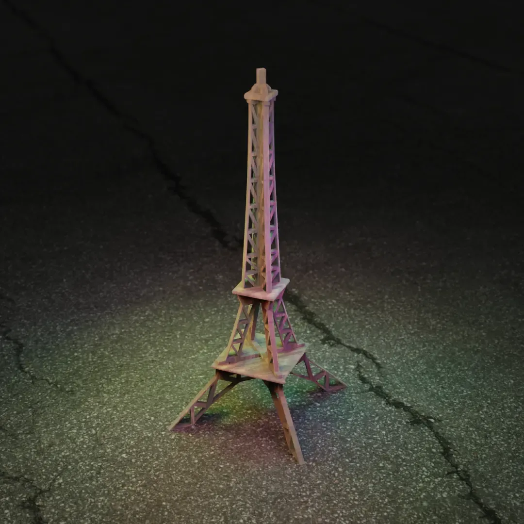 Eiffel Tower Puzzled