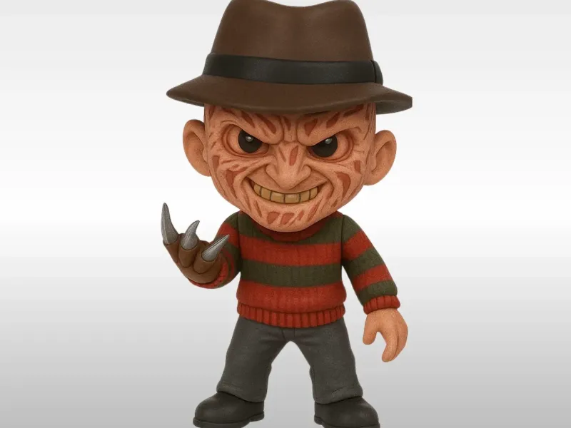 Chibi Freddy Krueger (A Nightmare on Elm Street) - October s