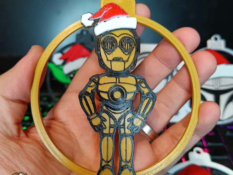 Adorno de árbol de Navidad de C3PO