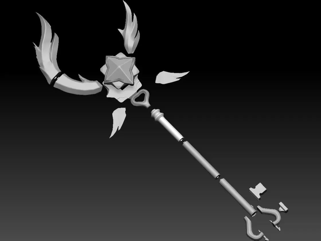 Star Guardian Soraka Wand - REAL SIZE COSPLAY FILE