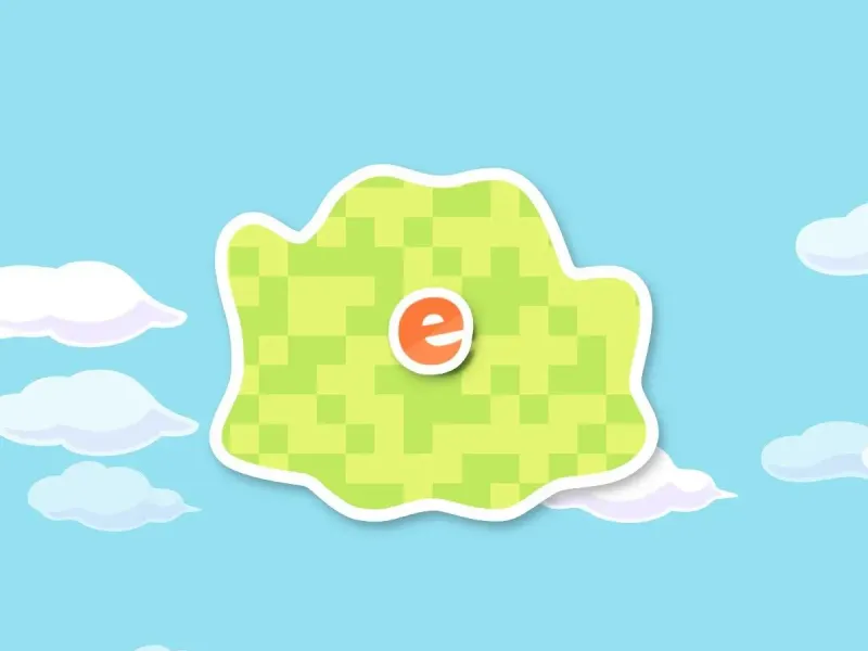 Letter e Pokopia