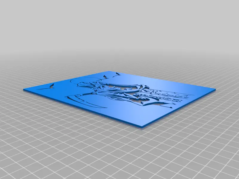 Free Board Games & Card Games STL Download - Grim Reaper stencil 14by ...