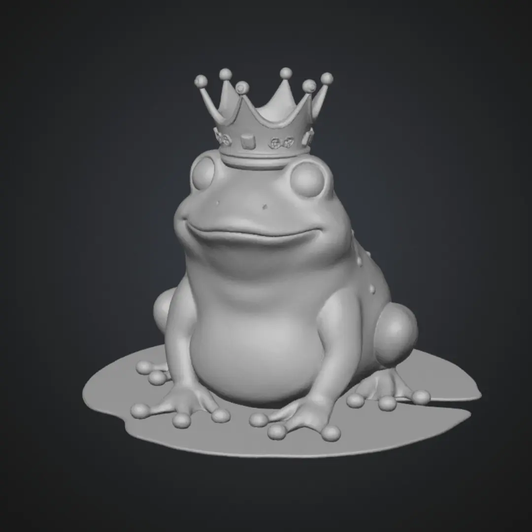 Crowned Frog Prince 