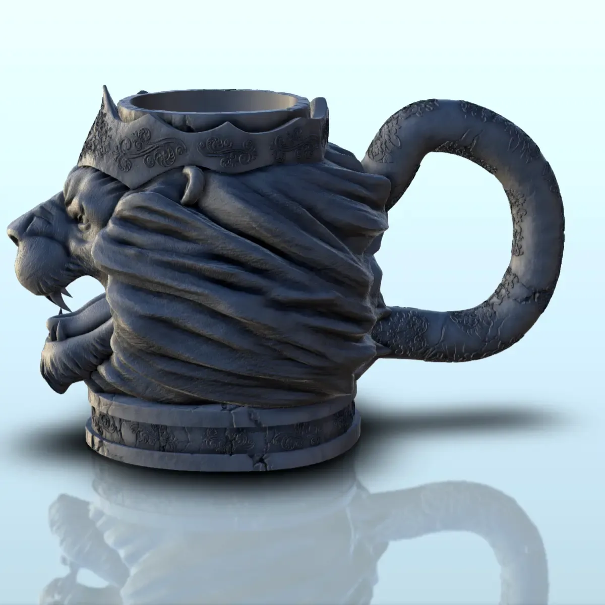 King lion dice mug (18) - beer can holder