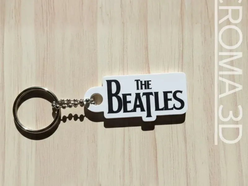The Beatles keychain - multicolor